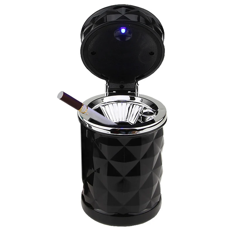 Portable Car Ashtray ceniceros Auto Accessories illuminated Ash Bin