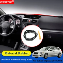 Автостайлинг анти-звуконепроницаемые не пропускающие шума Пылезащитная Приборная панель автомобиля Лобовое стекло уплотнительные полосы автомобильные аксессуары для Subaru Impreza 2010