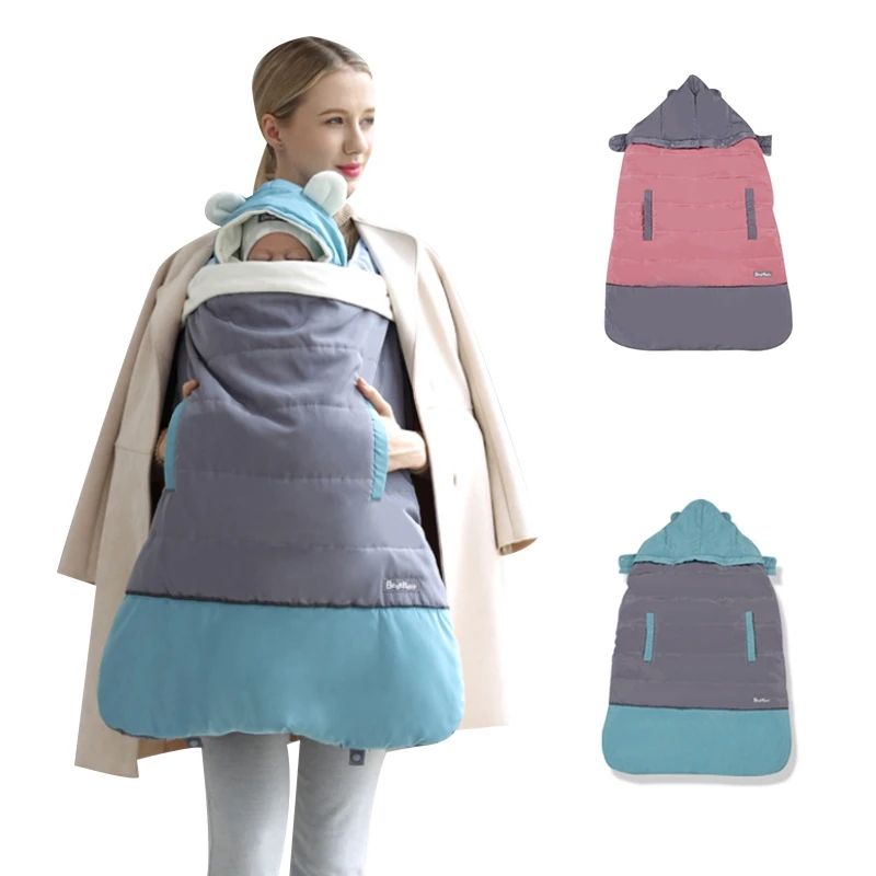 

Baby Carrier Cover Newborn Kids Backpack Carrier Soft Baby Backpack Cape Cover Infant Out Warm Windproof Cloak Cover