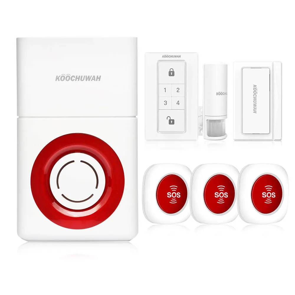Беспроводная домашняя GSM сигнализация KOOCHUWAH охранная с голосовым оповещением
