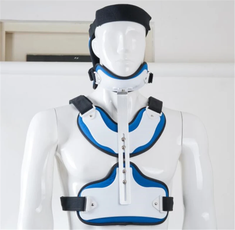 

Free Shipping Medical Orthoses Head Neck Chest Orthosis Fracture rehabilitation Orthosis Factory Price Medical Supplies Cheap