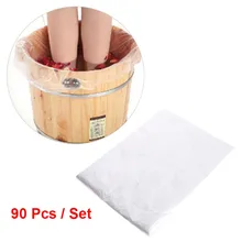 90 шт одноразовая ванна для ног баррель вкладыши для ванны мешок для детоксикации ноги педикюр спа