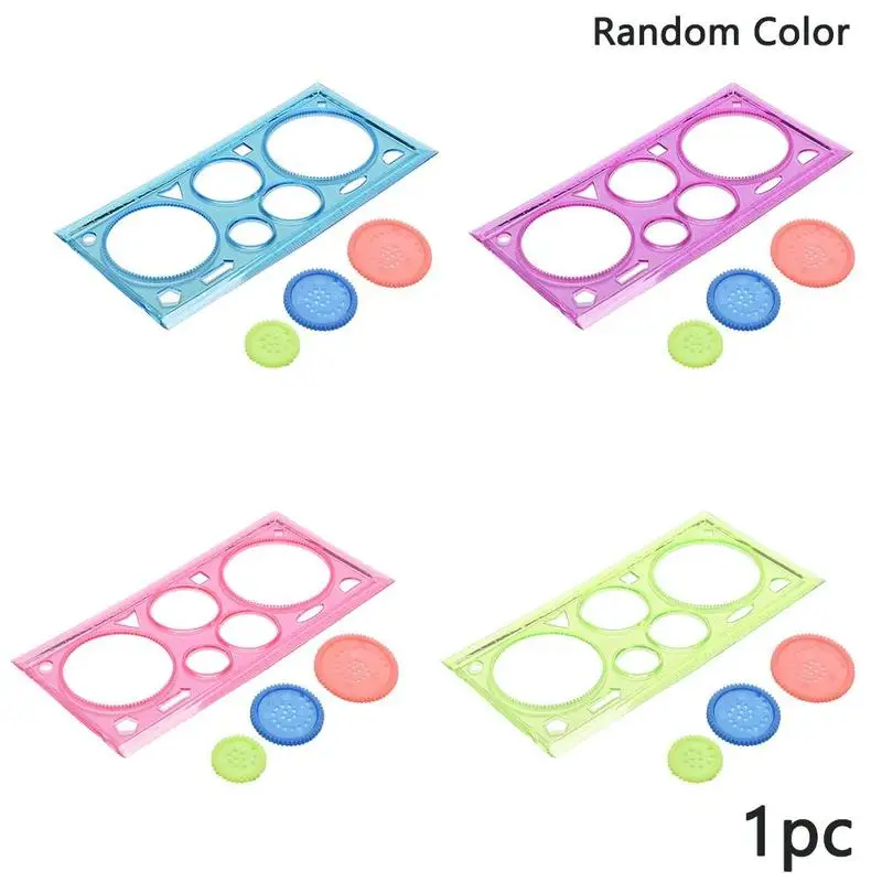 

Variety Multi-function Drawing Template Ruler Creative Primary School Stationery Wholesale Children's Promotional Gift