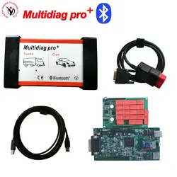 DHL бесплатно! Красный Интерфейс Multidiag Pro + Nec Реле двойной зеленый доска 8,0 с Bluetooth VD TCS CDP PRO авто OBD2 автомобилей и грузовиков