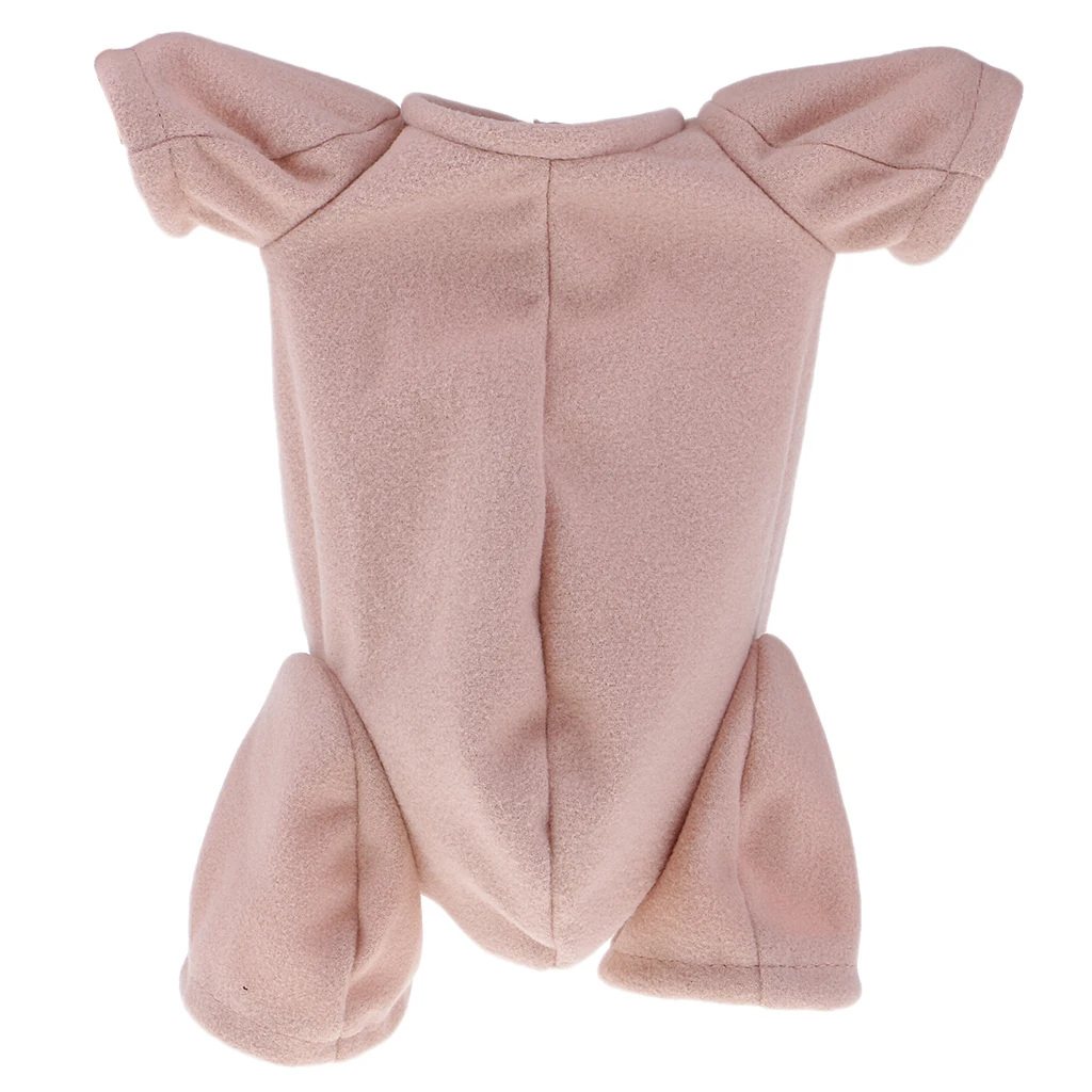 20 inch Newborn Baby Doll Supply Suede Cloth Body For Reborn 3/4 Arm Full Leg Doll Kit Khaki Reborn Baby Supplies Accessories