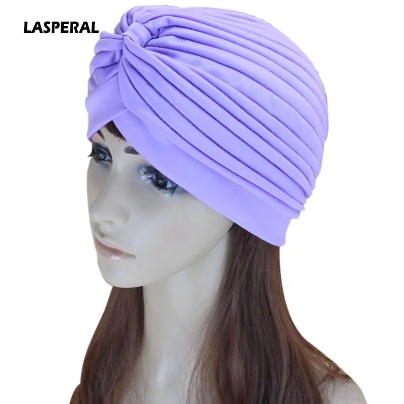 

LASPERAL New Arrival Women Men India Yoga Hedging Fold Scarf Hats Hooded Ear Soft Fold Caps High Quality Stylish Candy Color Hat
