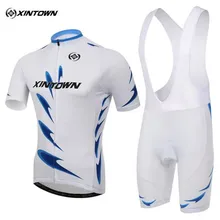 XINTOWN лето Быстросохнущий короткий рукав Велоспорт Джерси набор горный велосипед одежда гоночный велосипед одежда Ropa Conjunto Ciclismo
