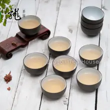 Исин глина глазурованная темно-коричневая Zisha чайная чашка 20 мл 0,7 унций 5 шт