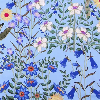 

flower fabric Retro style fabric Calico Chiffon fabric for DIY Bag 009 1 order=50cm*140cm