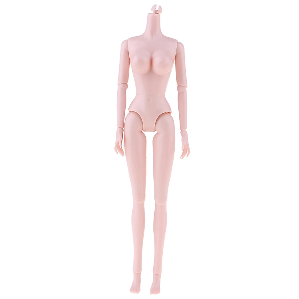 1/6 BJD Female Doll Big Bust Body DIY Body Parts High Quality Plastic Toy Ball Jointed Dolls Body for Children