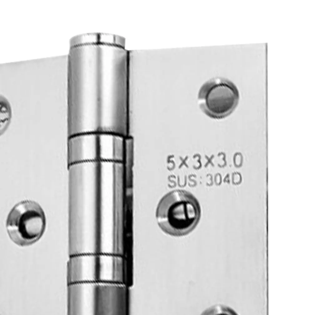 Деревянная дверь 5 дюймов 2,5/3 мм изысканно спроектированная Прочная нержавеющая сталь свободный слот подшипник утолщенный немой поддверный шарнир