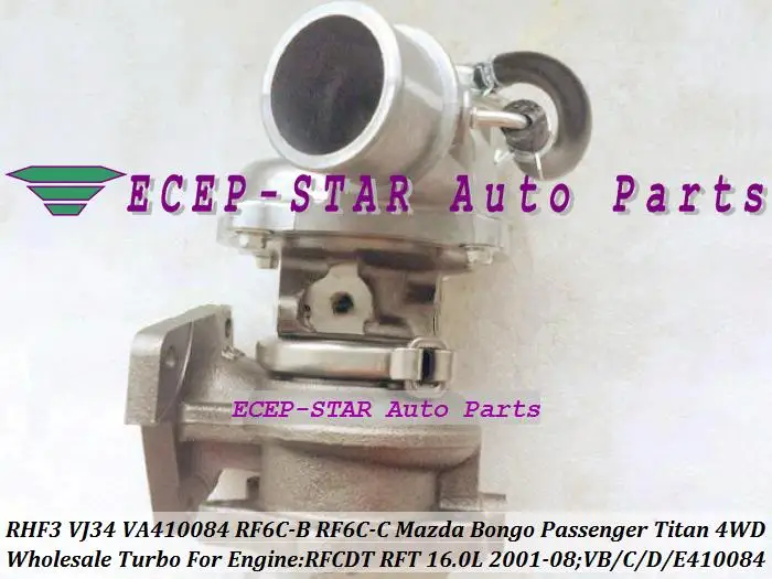 RHF3 VJ34 VD410084 VA410084 VB410084 VC410084 RF6CB RF6CC Turbo For MAZDA Bongo Passenger Titan 4WD 2001-2008 RFCDT RFT 16.0L (4)