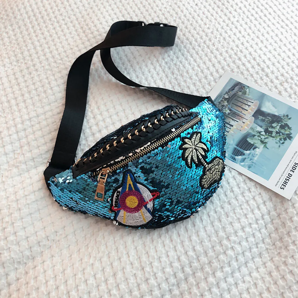 Сумка через плечо для женщин Sac основной Femme Новинка градиентный цвет блестки пакет модная сумка на плечо нагрудные сумки Bolsa Feminina