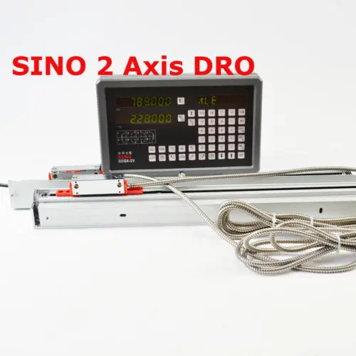 Sino 2 Axis Digital Readout Kit with 5µm MK300 Scales FREE DELIVERY 
