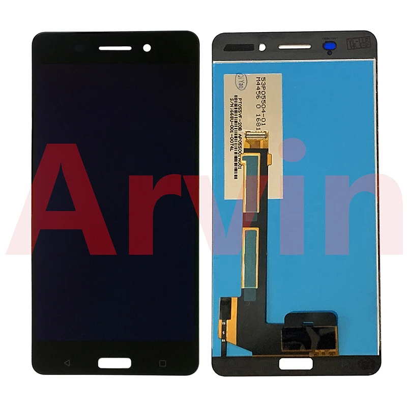 Скидка Для Nokia 6 TA 1000 TA 1003 TA 1021 TA 1025 TA 1033 TA 1039 ЖК дисплей + кодирующий преобразователь сенсорного экрана в сборе Запчасти для авто