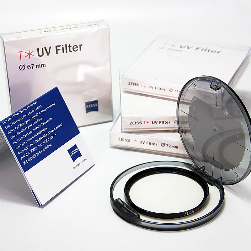 Профессиональный ультратонкий фильтр Carl Zeiss T * UV 49 52 55 58 62 67 72 77 82 мм для объектива