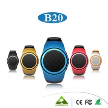 B20 Bluetooth Sports Music Speaker Watch Portable Mini Watch With Hands-free EDR Sport Speaker TF Card FM Audio Radio Speakers