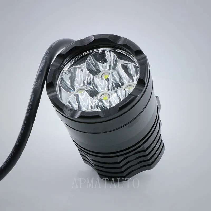 2X Автомобильные фары 6000K 15600LM T6 светодиодные чипы для мотоцикла противотуманные