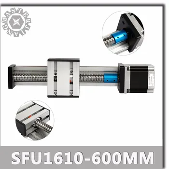 

Stage C SFU1610-600mm Linear Guide Rails Ball Screw 600mm Travel Length Linear Actuator System Module Table CNC Guide