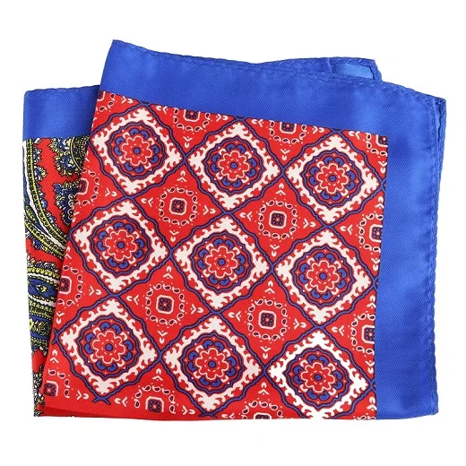 PH047 Pocket Square Портной Смит для мужчин s карманные квадраты Винтаж Большой размер в горошек клетчатый Пейсли костюм носовые платки роскошные мужские носовые аксессуары - Цвет: PH047 Pocket Square