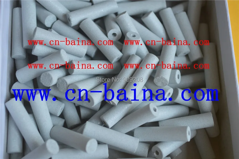 

Dental LAB denture laboratory silicon rubber polishing points BUR tool columnar white color cylinders precious metal acrylic