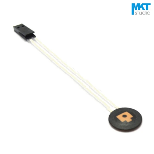 

10Pcs Circular Black ON/OFF 1*1 Membrane Matrix Keypad Switch For MCU Interface
