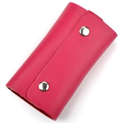 Factory Wholesale Key Bag Leather  Oem Custom Car Key Package Slim Wallet Men