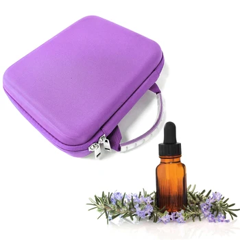 

EVA 24 Grids 5ml 8 Grids 2ml/5ml/10ml Shockproof Travel Hard Shell Essential Oil Bottles Storage Case Bag
