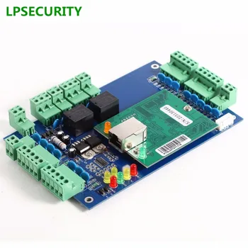 

LPSECURITY Network Access Control Panel Board With Software Communication Protocol TCP/IP board Wiegand Reader for 2 Door