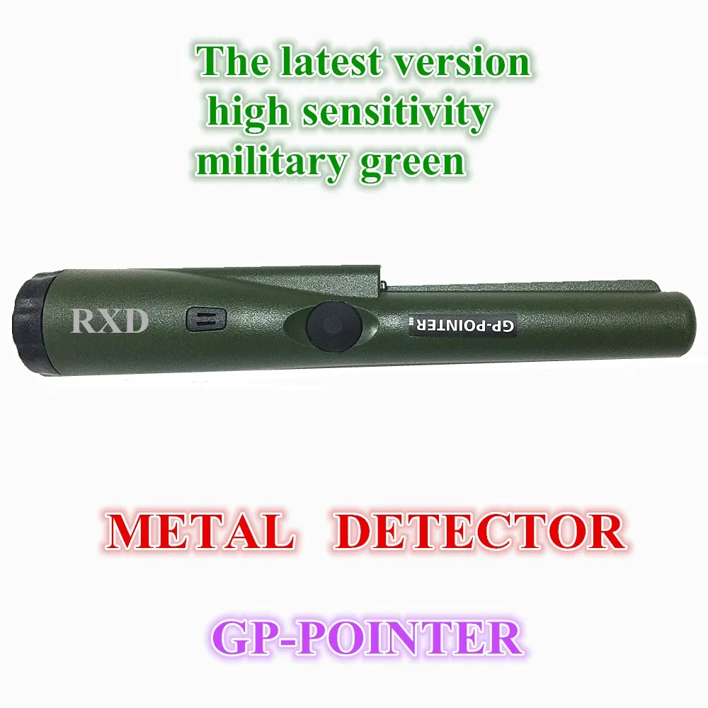 

SHRXY metal detector GP-pointer gold detector high sensitivity Static Detection Russia Army Green color with Bracelet