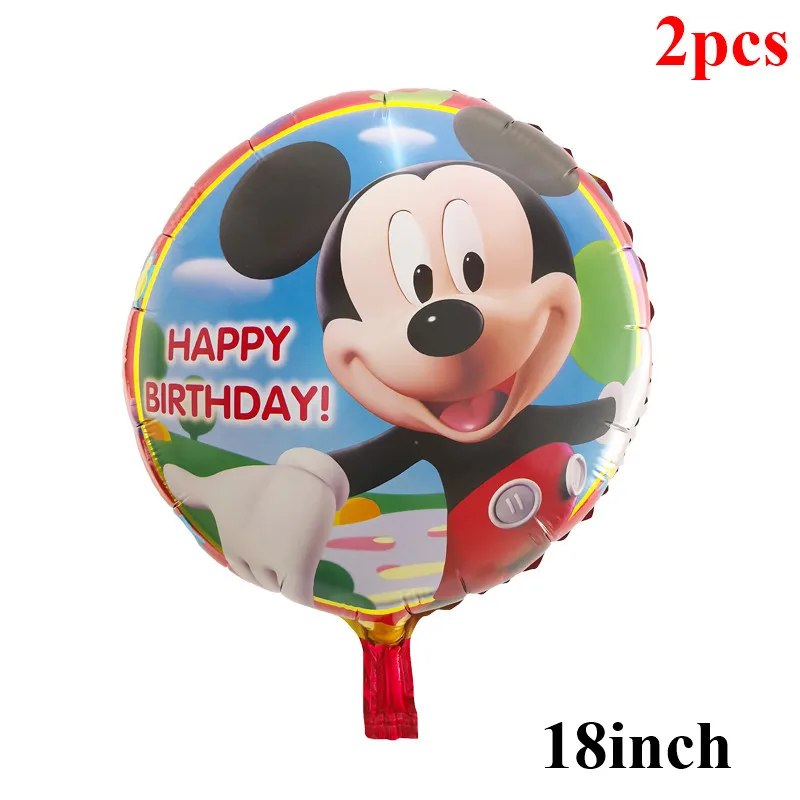 112 см гигантский Микки Минни Маус мультяшный воздушный шар из фольги на день рождения воздушный шар детские украшения на день рождения классические игрушки подарок - Цвет: Серый