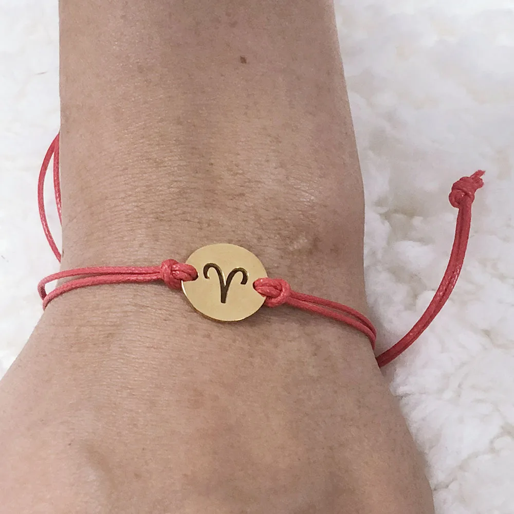 SHE WEIER браслет дружбы фенечки для женщин 12 созвездий braclet ручная цепочка braslet