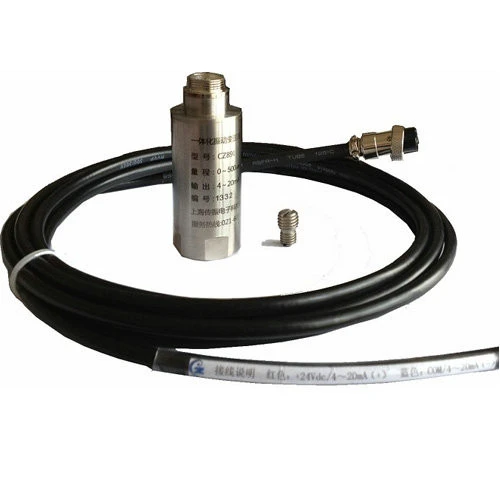 Integrated fan vibration sensor transmitter output 4 to 20mA motor