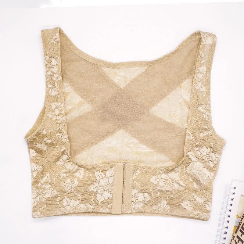 

Back Posture Corrector for Women Chest Brace Up Prevent Humpback Breathable Lace Vest Corset DC88