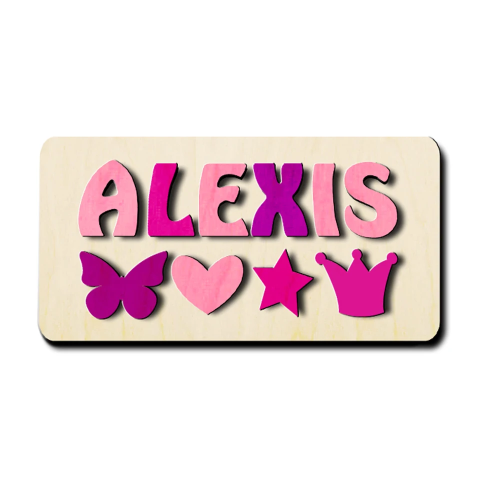 custom baby name puzzle