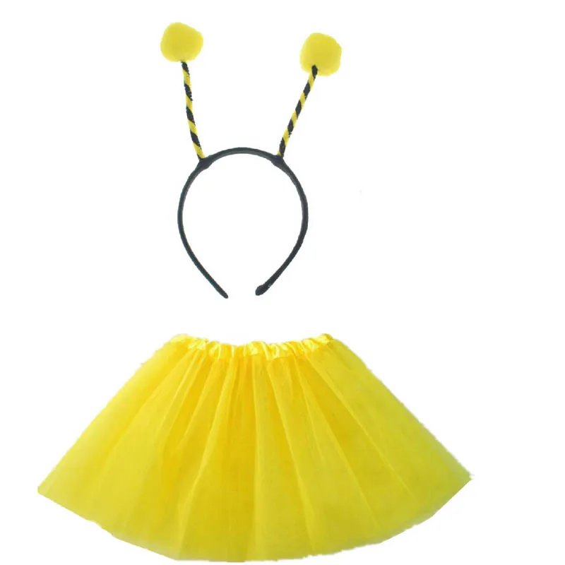 Kids Children Girl Animals Headband Tutu Skirt Set Accessories Bee Ant Cosplay Birthday Party Props Halloween Costume Carnival Kids Children Girl Animals Headband Tutu Skirt Set Accessories Bee Ant Cosplay Birthday Party Props Halloween Costume Carnival