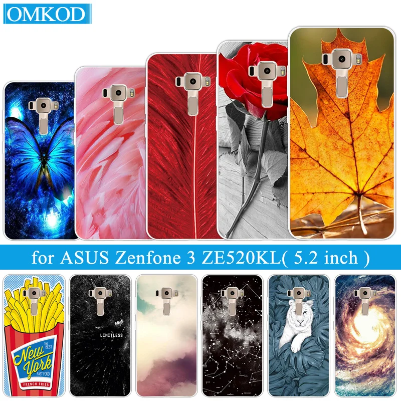 Чехол для ASUS Zenfone 3 ZE520KL Plumage чехол телефона 5 2 дюйма задняя крышка из мягкого