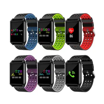 

Fshion SHZONS LYNWO M7 Color Screen Waterproof Heart Rate Sports Step Counter Smart Bracelet With Multi-Function