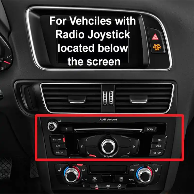 Sinairyu Video Interface With Carplay Screen Mirroring Functions for A4 A5 B8 Q5 With Audi Concert Symphony Model