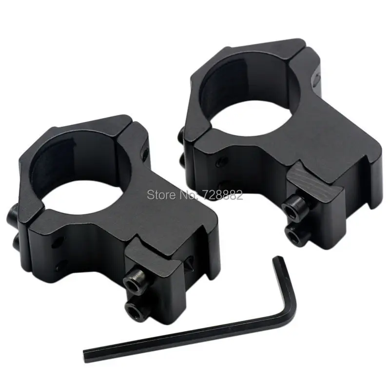2PCS 25.4mm 1 Inch 1&quot Rings High Profile Scopes Mounts for 11mm Picatinny Dovetail Scope Rail Mount Hunting | Спорт и