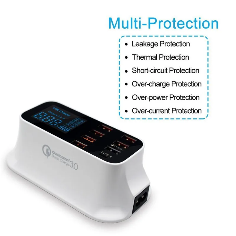 Qualcomm quick charger 3.0  type c fast charging USB charger (4)