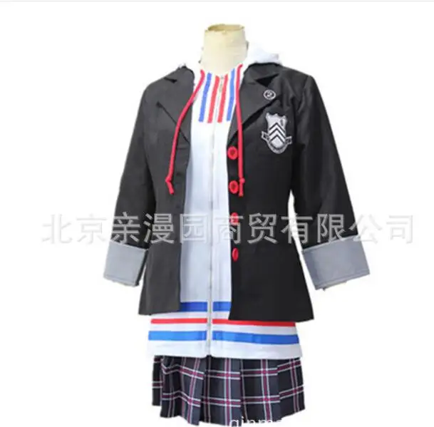 

Ann Takamaki Cosplay Persona 5 Cosplay Anne Costume Full Set Uniform Jacket Shirt Skirt Stockings Vest party Halloween Carnival