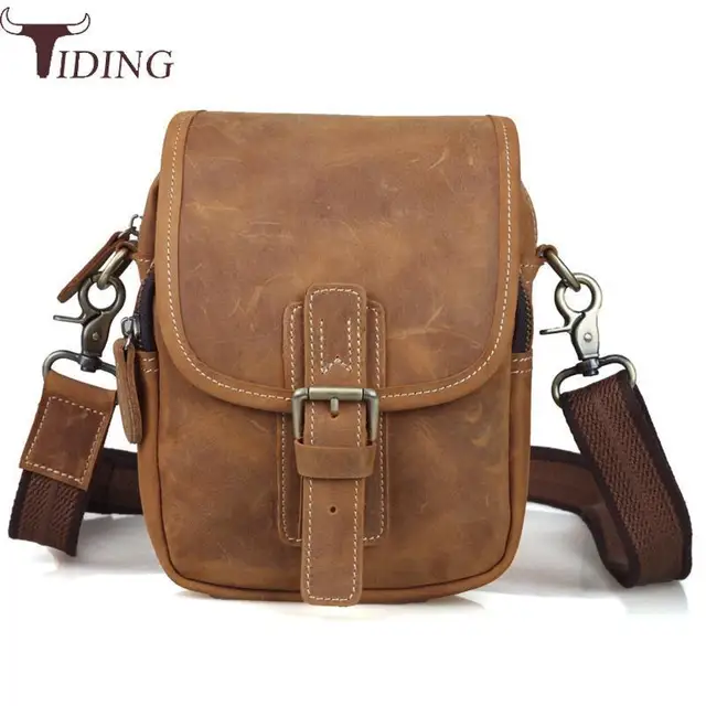 Tiding New Designer Men Genuine Leather Belt Pack Waist Tiding New Designer Men Genuine Leather Belt Pack Waist Bag Vintage Small Travel Shoulder