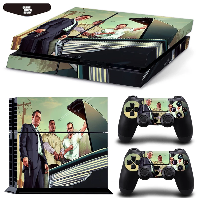 ARRKEO Three Men виниловый чехол наклейка PS4 для Sony PlayStation 4 консоль и 2 контроллера