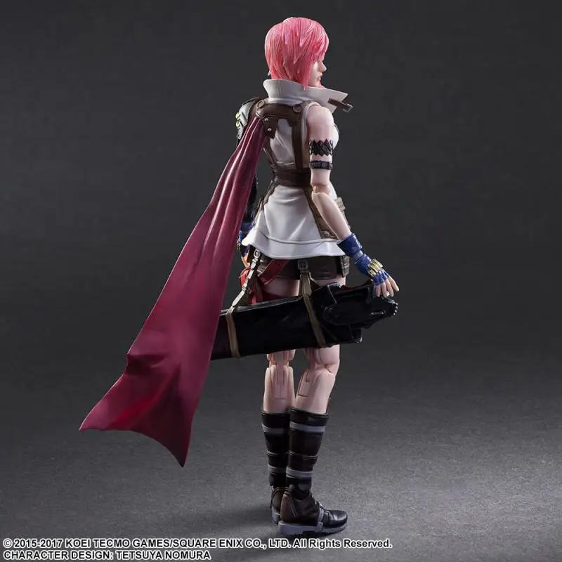 Оригинальная игра Arts KAI Final Fantasy XIIIFF13 Lightning Eclair Farron ПВХ фигурка Коллекционная модель игрушки без коробки