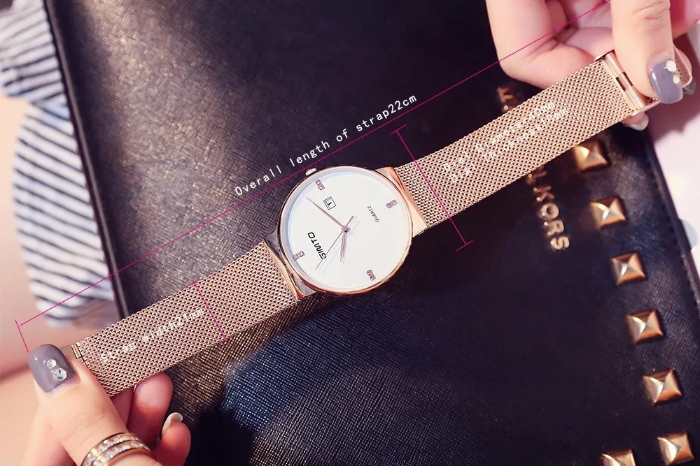 GIMTO Ladies Watches Top Brand Luxury Women Watches 2017 Quartz Rose Gold Watch Woman Steel Mesh Band Women's Waterproof Watch GIMTO Ladies Watches Top Brand Luxury Women Watches 2017 Quartz Rose Gold Watch Woman Steel Mesh Band Women's Waterproof Watch