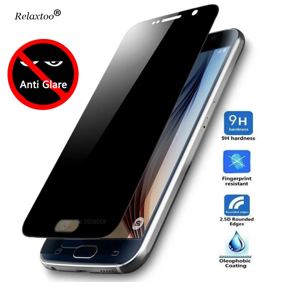 Privacy Screen Protector For Samsung galaxy J7 2017 Anti Glare Tempered