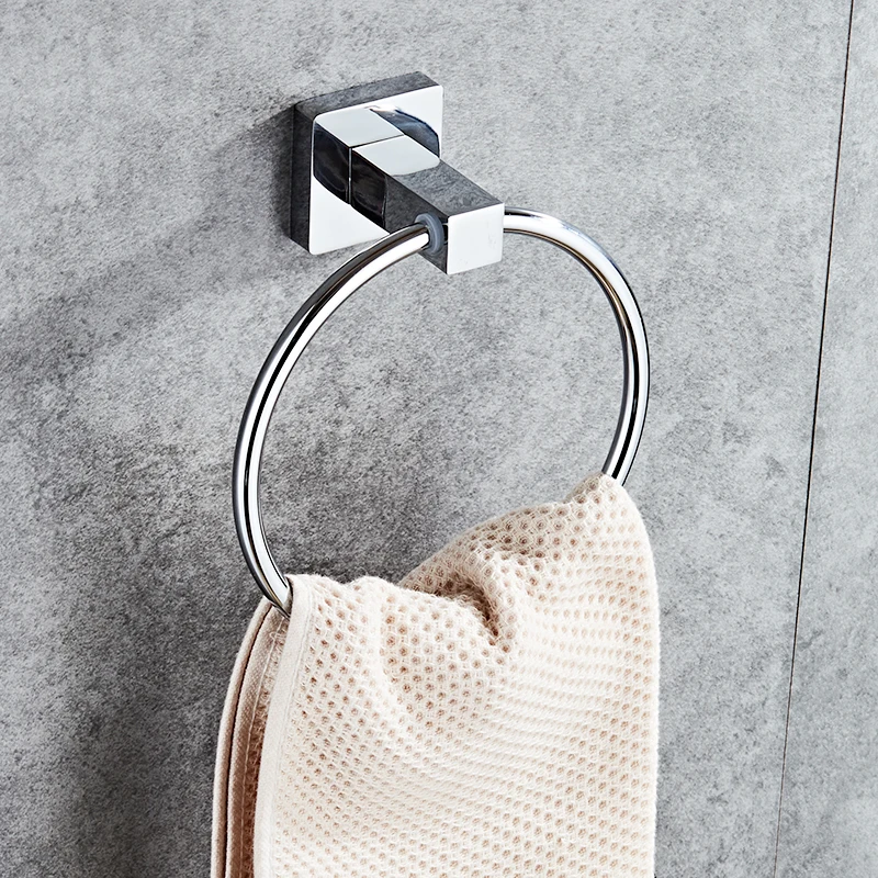 Smile Monkey Stainless steel bath hardware sets toilet paper holder towel ring paper towel holder Bathroom hardware accessories