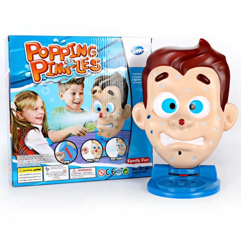 Squeeze Akne Toy Popping Pickel Pete Eltern-Kind-Spiele Wasserspray Gags To SM1 