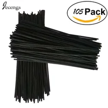 Премиум Черный Ротанг Рид аромат диффузор Замена заправка палочки 300 мм* 3,5 мм